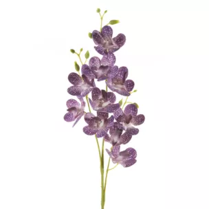 Sztuczny kwiat storczyk egzotyczny fioletowy 82 cm Eurofirany