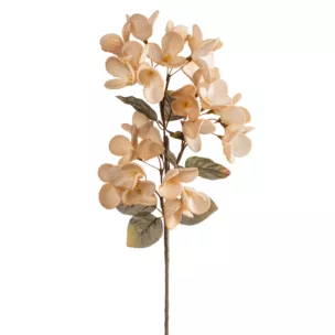 Kwiat sztuczny jasnobeżowy z plastycznej pianki foamiran 70 cm Eurofirany