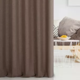 Tkanina zasłonowa w prążki z efektem melanżu Eurofirany