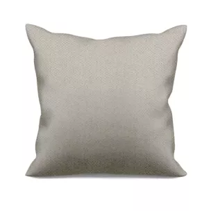 Poszewka szyta szampańska z miękkiej tkaniny z efektem melanżu