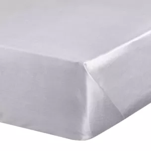 Prześcieradło jersey z gumką 90x200 cm z bawełny kolor jasnoszary 140 g/m2 Eurofirany