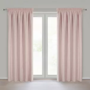 Zasłona pudrowa o naturalnym splocie z efektem melanżu 140x270 cm taśma - JULA2 Eurofirany