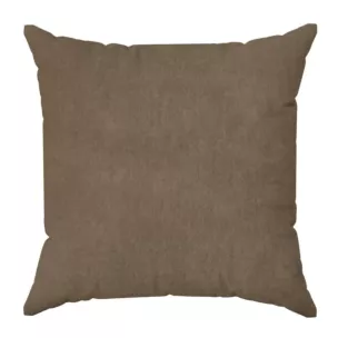 Poszewka szyta DORA - HIT brązowa z miękkiej tkaniny o welurowej strukturze