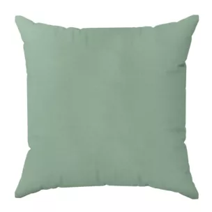 Poszewka szyta DORA - HIT jasnoturkusowa z miękkiej tkaniny o welurowej strukturze