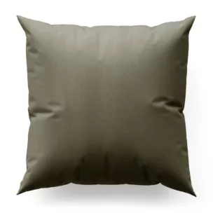 Poszewka szyta popielata z tkaniny z dodatkiem połyskującej nici, z widocznym ozdobnym splotem