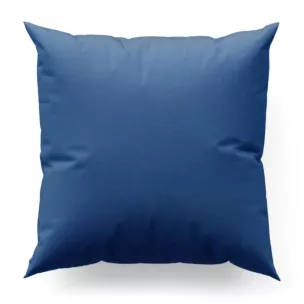 Poszewka szyta LUXOR ciemnoniebieska z eleganckiej lśniącej tkaniny o drobnym splocie