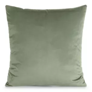 Poszewka na poduszkę 45x45 cm welwetowa o delikatnym połysku gładka jasnomiętowa GAJA 1 Eurofirany