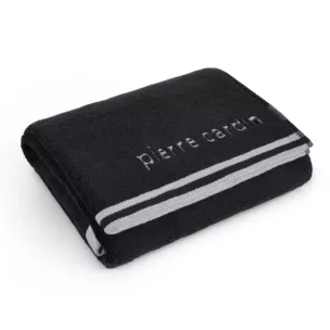 Ręcznik do rąk 30x50 cm bawełniany kolor czarny z kolekcji Pierre Cardin  Eurofirany