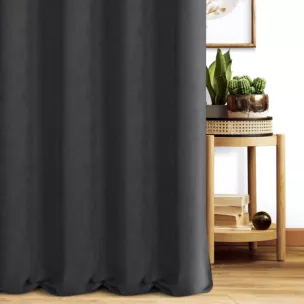 Tkanina zasłonowa gładka welurowa Eurofirany