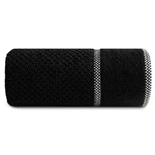 Ręcznik kąpielowy 50X90 cm bawełniany kolor czarny 540 g/m2 CALEB Eurofirany