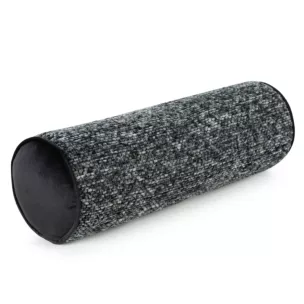 Poduszka dekoracyjna wałek 45 x 15 cm z grubej nici szenilowej stalowa BARI Eurofirany