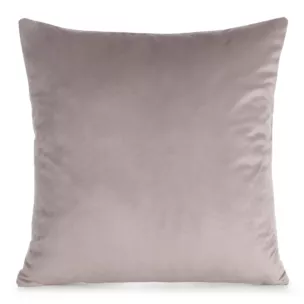 Poszewka na poduszkę 45x45 cm welwetowa o delikatnym połysku gładka pudrowa GAJA 1 Eurofirany