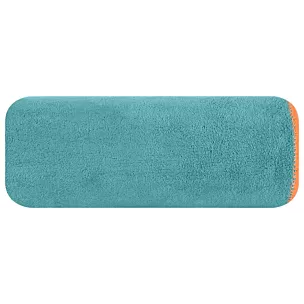Ręcznik plażowy 80x160 cm z mikrofibry kolor turkusowy szybkoschnący 380 g/m2 IGA Eurofirany