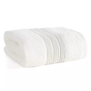 Ręcznik do rąk 30x50 cm bawełniany kolor kremowy w poziome paseczki 500 g/m2 VERANO Eurofirany