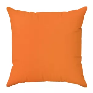 Poszewka szyta DORA - HIT pomarańczowa z miękkiej tkaniny o welurowej strukturze