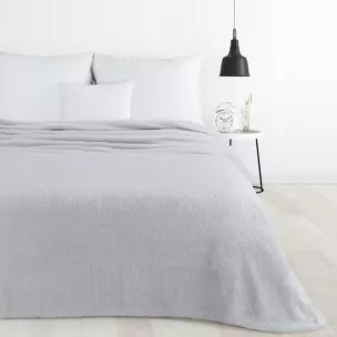 Koc polarowy 170x210 cm srebrny LORI DESIGN 91 Eurofirany