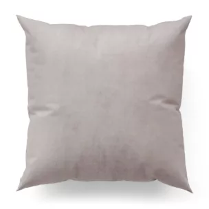 Poszewka na wymiar ENYA stalowa z miękkiej półmatowej tkaniny welwetowej