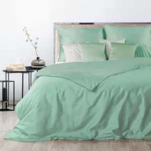 Pościel 160x200 cm bawełniana gładka kolor miętowy NOVA 3 Eurofirany