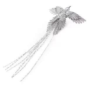 Ozdoba choinkowa PTAK z lśniącymi akcentami Eurofirany