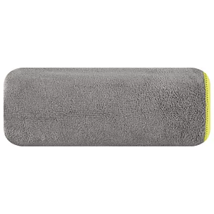 Ręcznik plażowy 80x160 cm z mikrofibry kolor stalowy szybkoschnący 380 g/m2 IGA Eurofirany