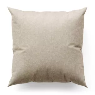 Poszewka szyta VISCAYA beżowa z melanżowej i miłej w dotyku tkaniny