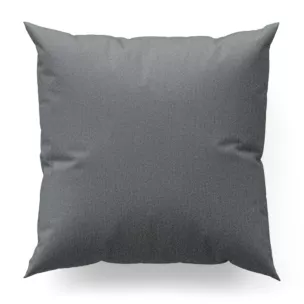 Poszewka na wymiar grafitowa z tkaniny z jodełkowym wzorem geometrycznym