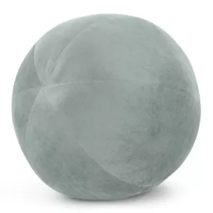 Poduszka dekoracyjna w formie kuli średnica 24 cm welwetowa szałwiowa GAJA Eurofirany