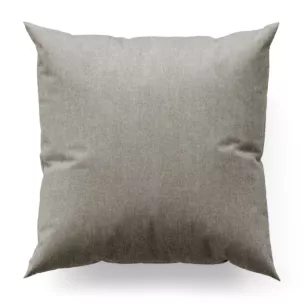 Poszewka na wymiar popielata z miękkiej w dotyku tkaniny szenilowej