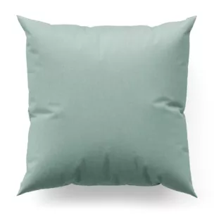 Poszewka szyta GEONOA miętowa z miękkiej tkaniny o naturalnym charakterze z widocznym ozdobnym splotem