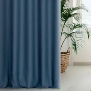 Tkanina zasłonowa w prążki z efektem melanżu Eurofirany