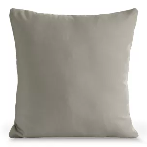 Poszewka na poduszkę 45x45 cm z gładkiej tkaniny wodoodpornej do ogrodu i na taras beżowa GARDENIA Eurofirany