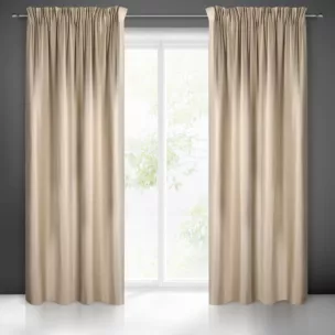 AGGIE CAPPUCCINO ZASŁONA Z LUREKSEM na taśmie marszczącej 140x270 cm