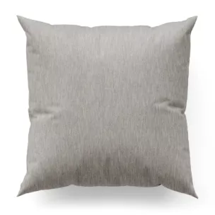 Poszewka szyta srebrna z tkaniny o naturalnym splocie i efektem melanżu, z dodatkiem nici metalicznej Italissima Eva Minge