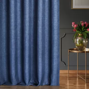 Tkanina zasłonowa zaciemniająca z delikatnym efektem melanżu Eurofirany