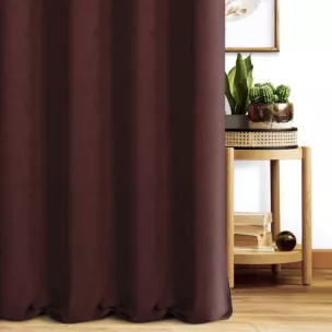 Tkanina zasłonowa gładka, zamszowa Eurofirany