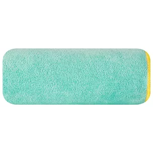 Ręcznik plażowy 80x160 cm z mikrofibry kolor turkusowy szybkoschnący 380 g/m2 IGA Eurofirany