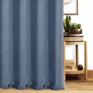 Tkanina zasłonowa gładka welurowa Eurofirany