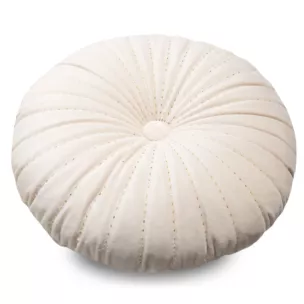 Okrągła poduszka dekoracyjna z welwetu Eurofirany