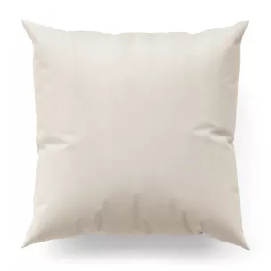 Poszewka szyta kremowa z tkaniny o satynowym połysku zaciemniającej w 100%