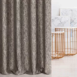 Tkanina zasłonowa szenilowa z melanżowym wzorem Eurofirany