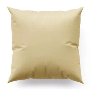 Poszewka na wymiar kremowa z miękkiej tkaniny o welurowej strukturze