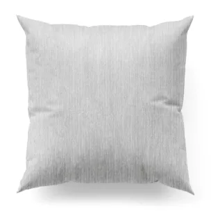 Poszewka na wymiar jasnoszaro popielata z tkaniny o wyraźnym splocie z efektem melanżu