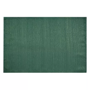 Komplet 4 szt. serwetek zielonych 30x40 cm przetykane błyszczącą nicią - GLAMO Eurofirany