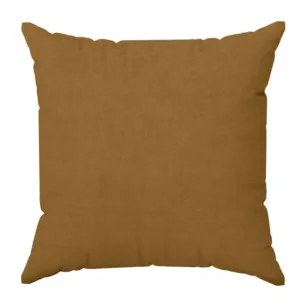 Poszewka szyta DORA - HIT jasnobrązowa z miękkiej tkaniny o welurowej strukturze