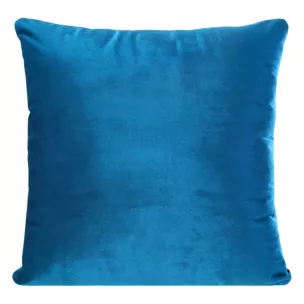 Poszewka na poduszkę 40x40 cm welwetowa z połyskiem granatowa SAMANTA Eurofirany