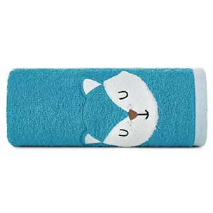 Ręcznik kąpielowy dziecięcy 50x90 cm bawełniany kolor niebieski 450 g/m2 BABY 70Eurofirany