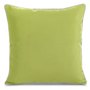 Poszewka na poduszkę 45x45 cm z gładkiej tkaniny wodoodpornej do ogrodu i na taras jasnozielona GARDEN 4 Eurofirany