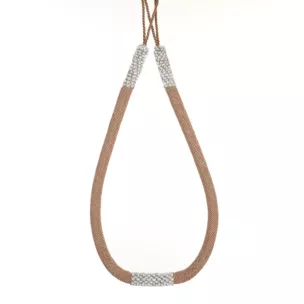 Dekoracyjny sznur do zasłon BLANKA upinacz z kryształkami Eurofirany