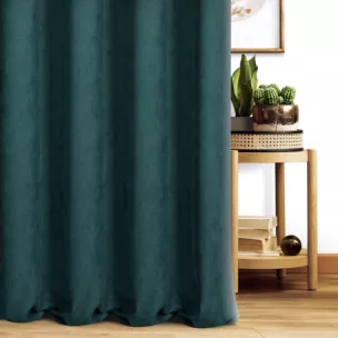 Tkanina zasłonowa gładka, zamszowa Eurofirany