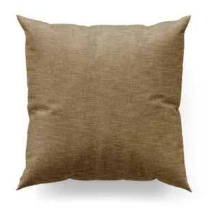 Poszewka na wymiar miodowa tkanina o naturalnym charakterze z efektem melanżu